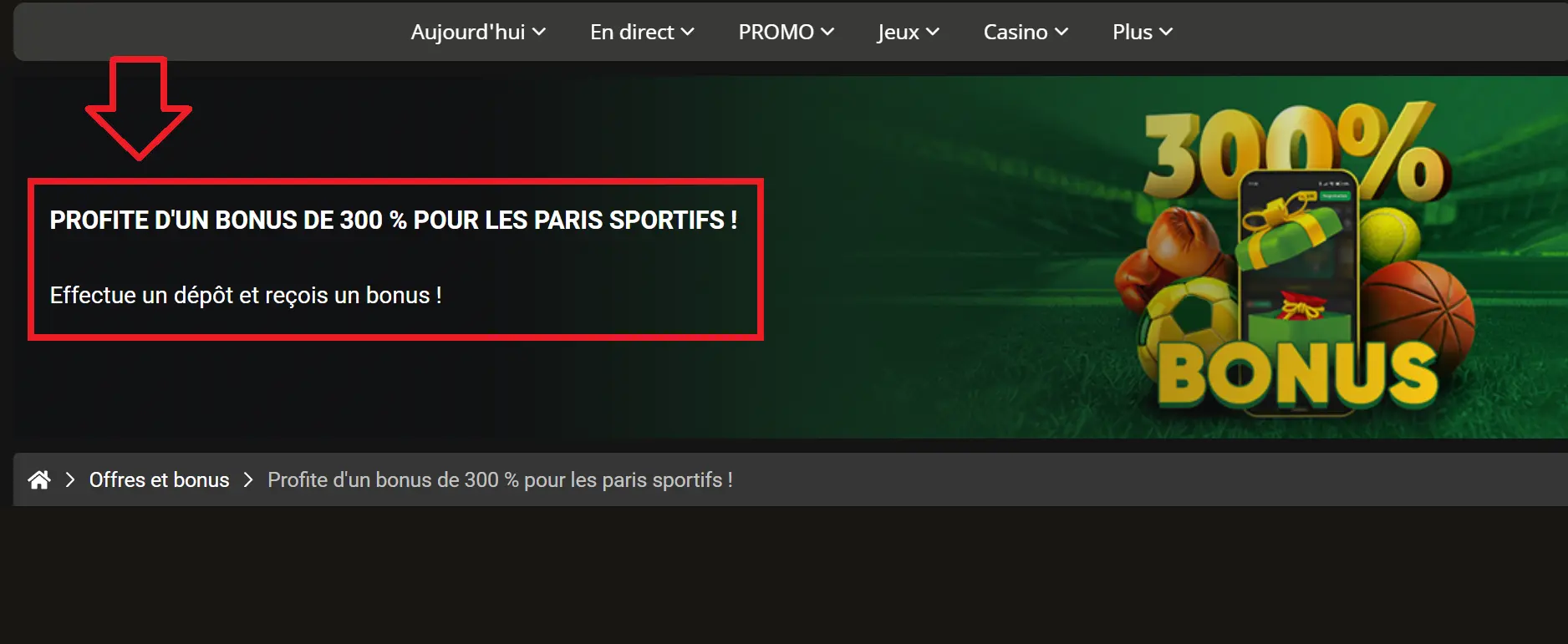 Bonus de bienvenue et promotions sur iOS Bonus de bienvenue et promotions sur iOS