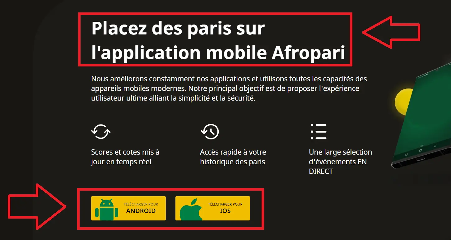 Revue AfroPari mobile Revue AfroPari mobile